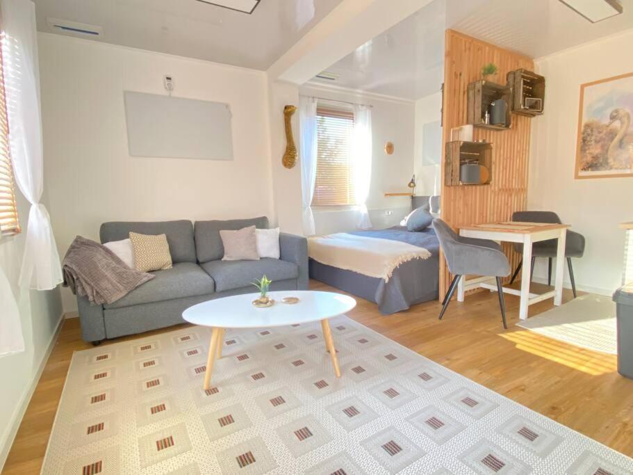 Tiny Haus Straussenblick 2 Villa บาด ฟาลลิงบอสเทล ภายนอก รูปภาพ